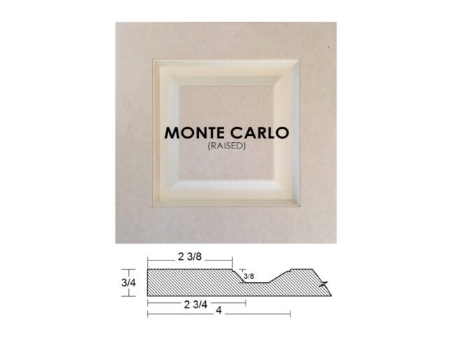 MDF Monte Carlo RAW FINISH 42" High