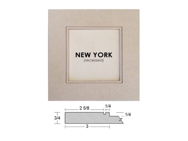 MDF New York PAINTED FINISH 23" High