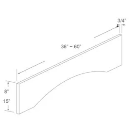 Arch Valance 36”